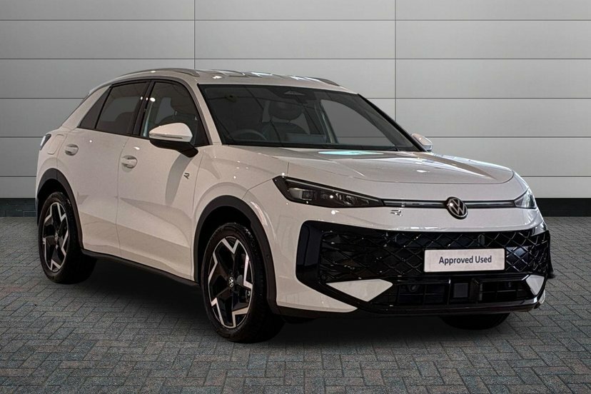 Volkswagen T-Roc 1.5 Etsi Mhev R-line Suv Hybrid Dsg 15 White