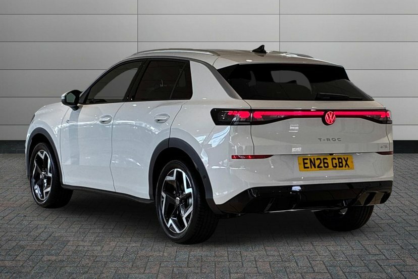 Volkswagen T-Roc 1.5 Etsi Mhev R-line Suv Hybrid Dsg 15 White #3