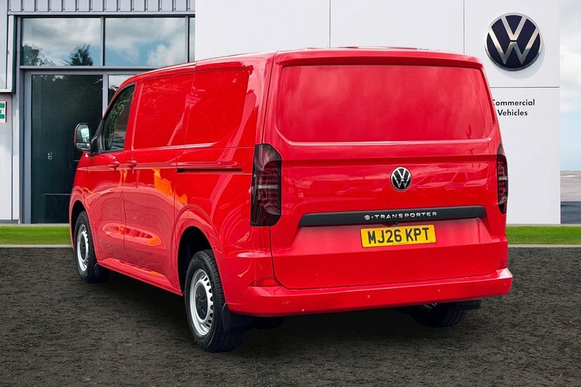 Volkswagen E-Transporter T32 65Kwh Commerce Plus Panel Van Aut MJ26KPT Red #3