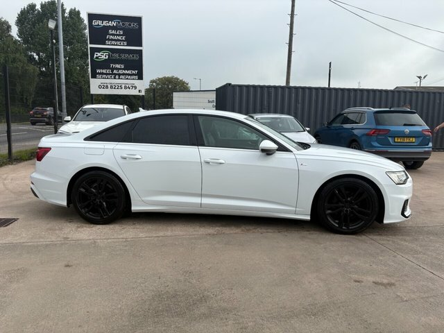 Audi A6 Saloon Tdi 40 S Line MJ19AOM White #2