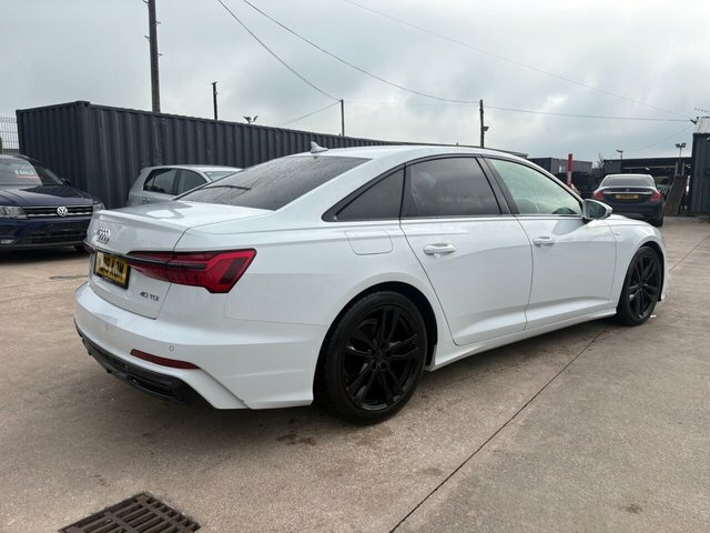 Audi A6 Saloon Tdi 40 S Line MJ19AOM White #3