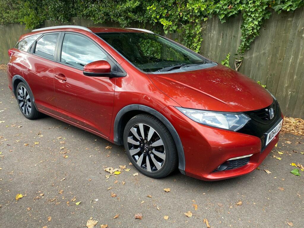 Honda Civic Estate 1.8 I-vtec Sr Tourer Euro 5 Ss 2015 Red