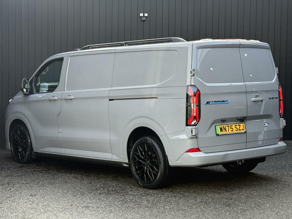 Ford Transit Custom 65Kwh 136Ps G-sport Limited Panel Van Electri WN75SZJ Grey #3