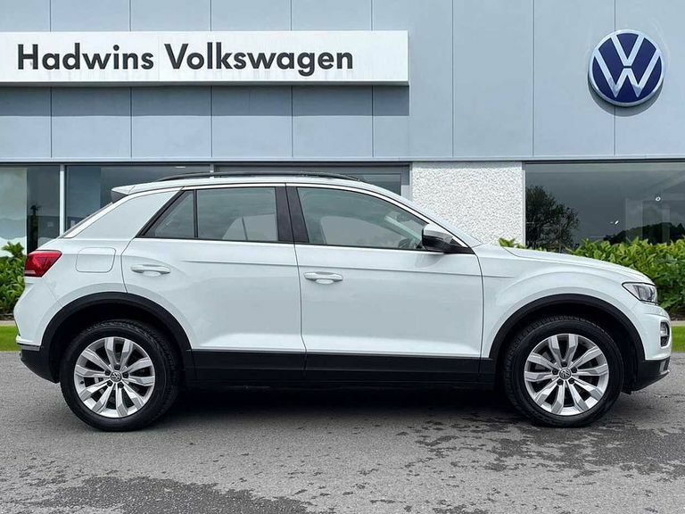 Volkswagen T-Roc 2.0 Tdi Se White #4