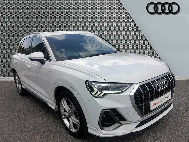 Audi Q3 S Line 40 Tdi Quattro 200 Ps S Tronic White