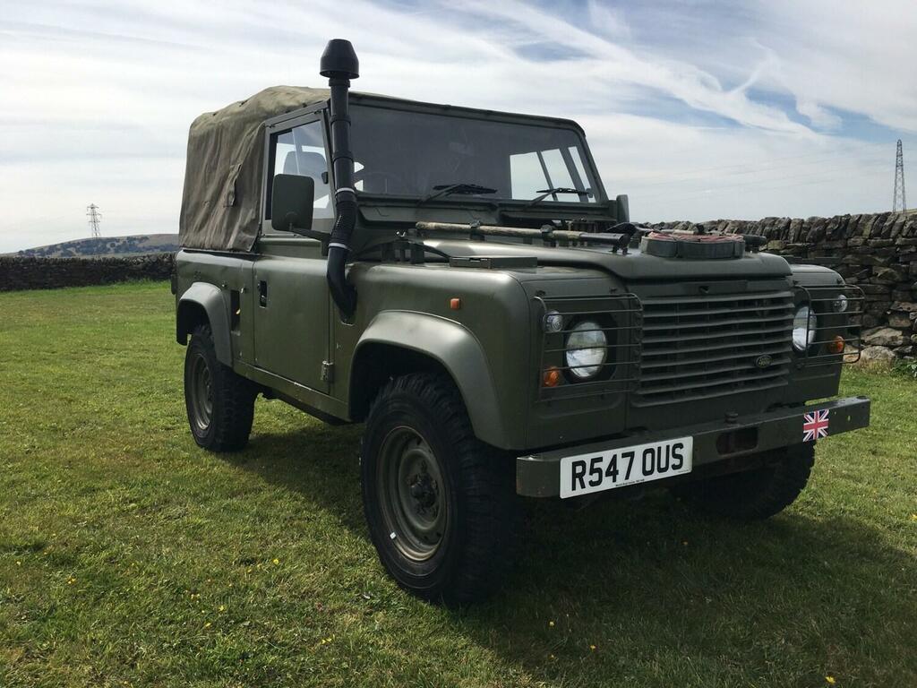 Land Rover Defender 90 300 Tdi Sof Top Green