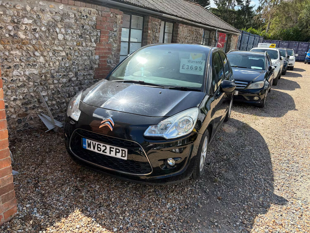 Citroen C3 1.4 Vti 16V Vtr Egs Hatchback Black