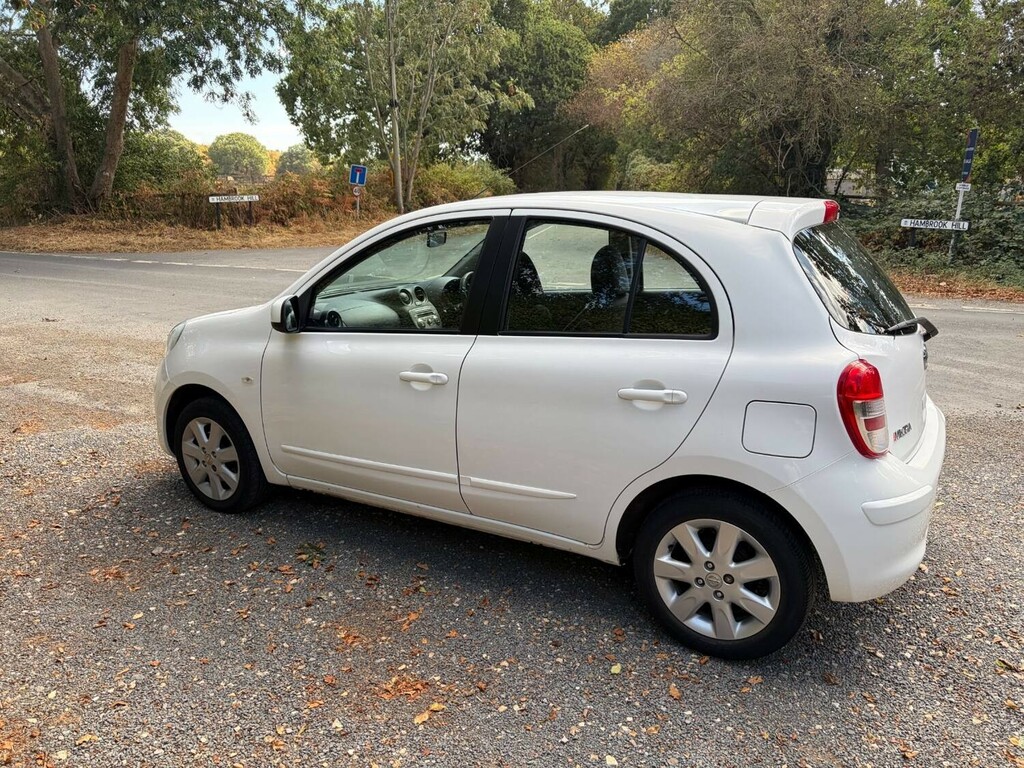 Nissan Micra 1.2 Acenta Cvt Hatchback White #5