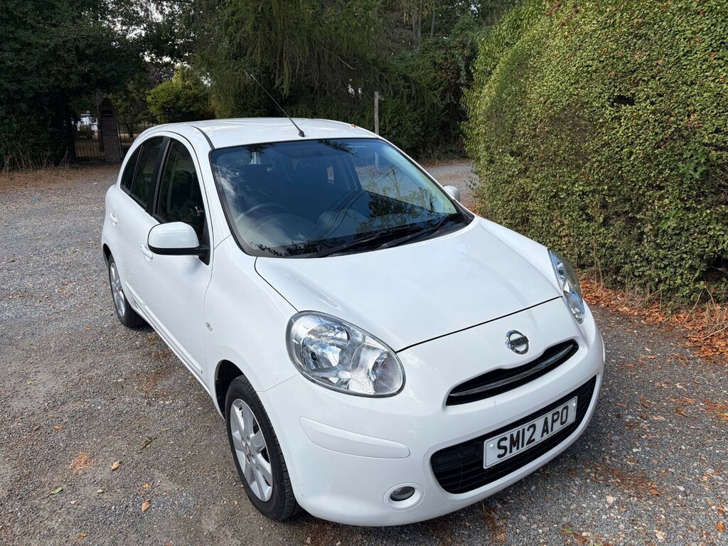 Nissan Micra 1.2 Acenta Cvt Hatchback White #3