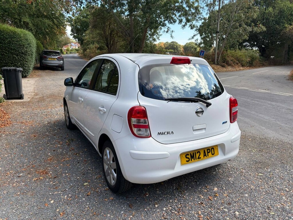 Nissan Micra 1.2 Acenta Cvt Hatchback White #6