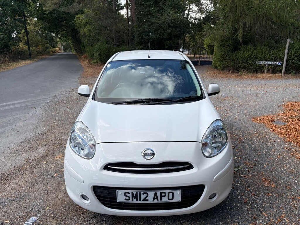 Nissan Micra 1.2 Acenta Cvt Hatchback White #2