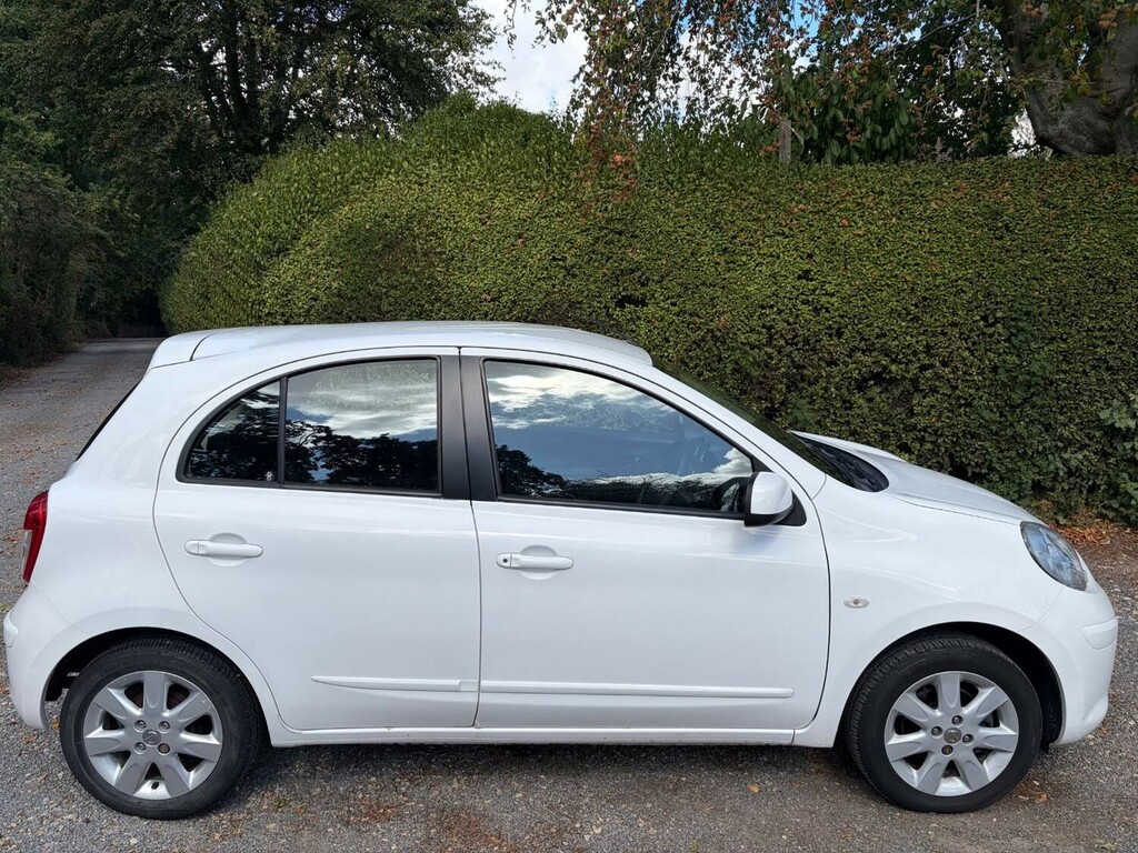 Nissan Micra 1.2 Acenta Cvt Hatchback White #4