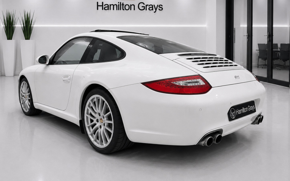 Porsche 911 Petrol White #2