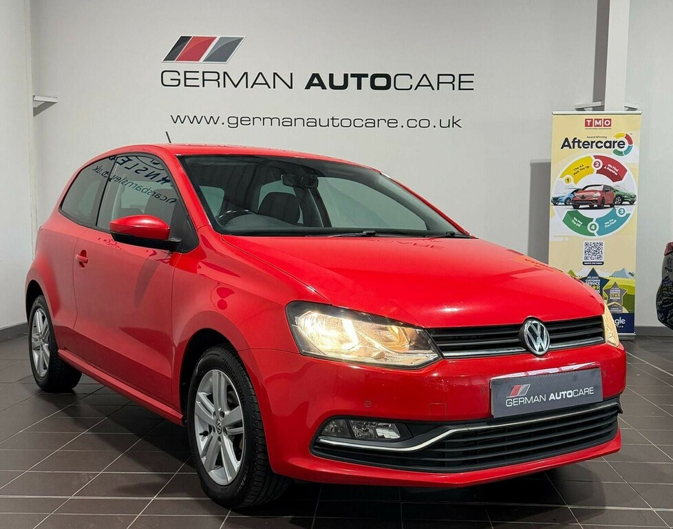 Volkswagen Polo Hatchback 1.0 Match Edition Euro 6 Ss 2017 Red