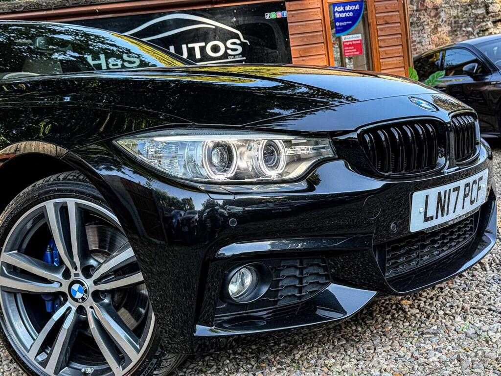 BMW 4 Series Gran Coupe 2.0 420I M Sport Xdrive Euro 6 Ss LN17PCF Black #5