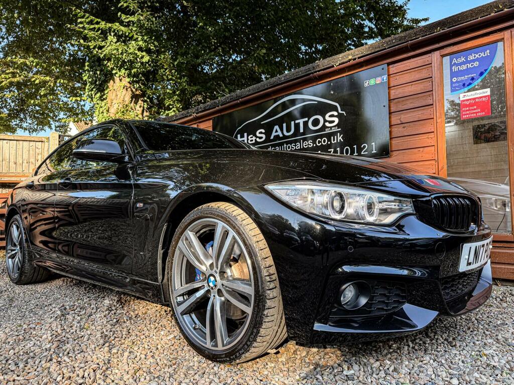 BMW 4 Series Gran Coupe 2.0 420I M Sport Xdrive Euro 6 Ss LN17PCF Black #6