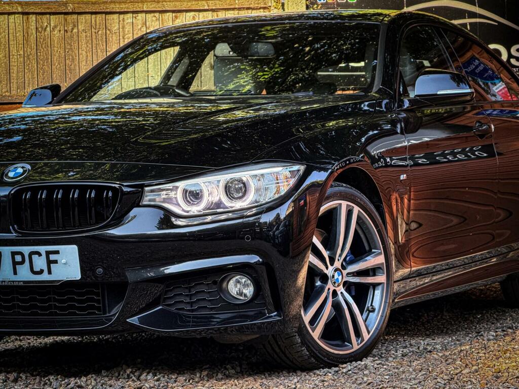 BMW 4 Series Gran Coupe 2.0 420I M Sport Xdrive Euro 6 Ss LN17PCF Black #4