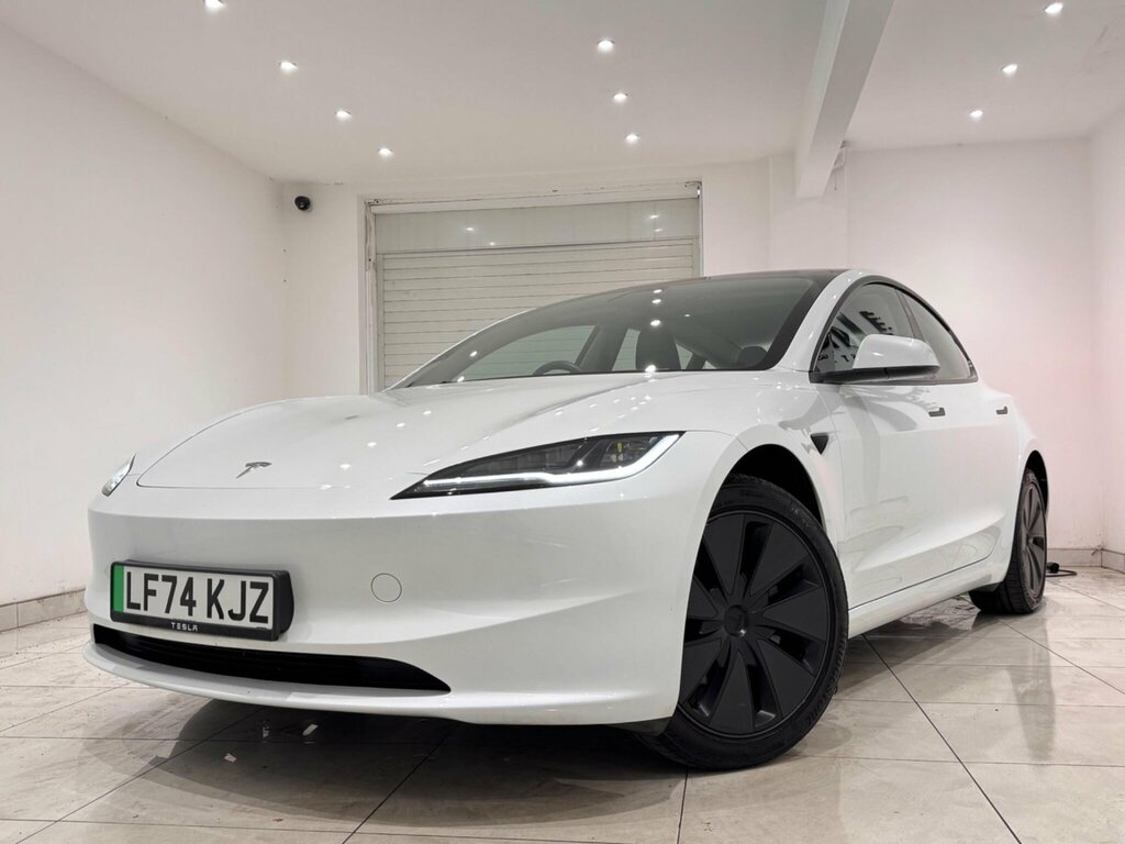 Tesla Model 3 Auto Rwd 4dr LF74KJZ White #3