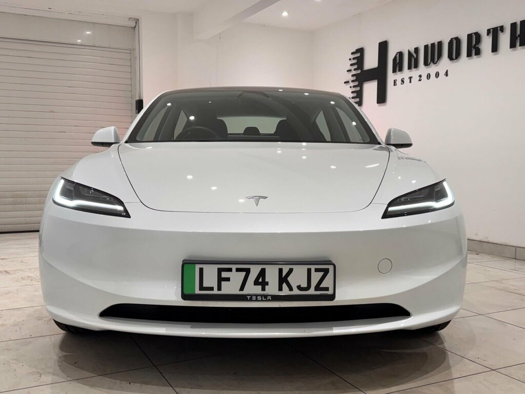 Tesla Model 3 Auto Rwd 4dr LF74KJZ White #5