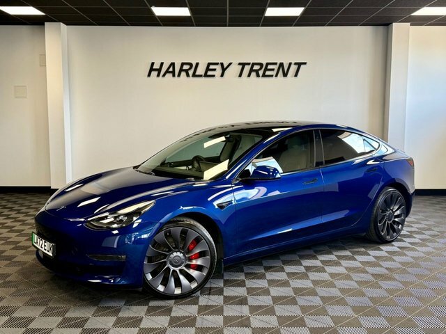 Tesla Model 3 Dual Motor Performance Saloon LA72EUK Blue #5