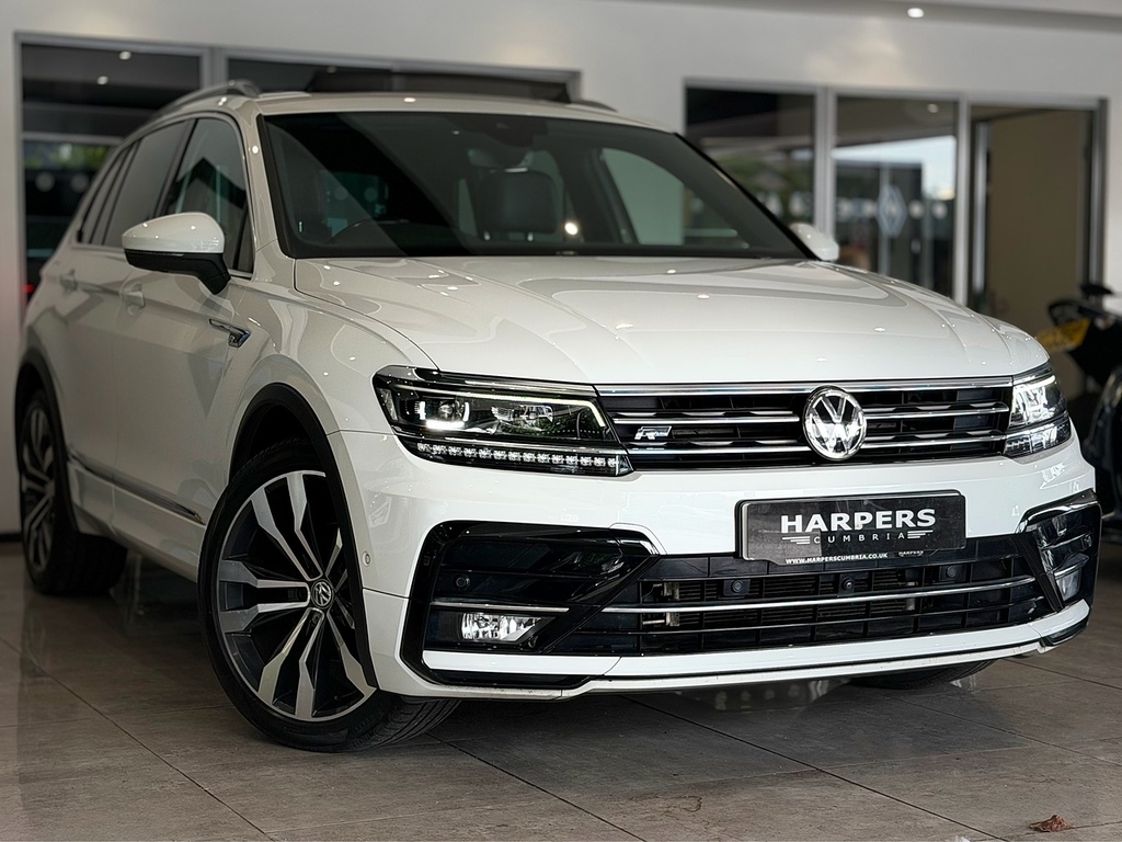 Volkswagen Tiguan 2.0 Tdi R-line Tech Suv Dsg Euro 6 Ss White