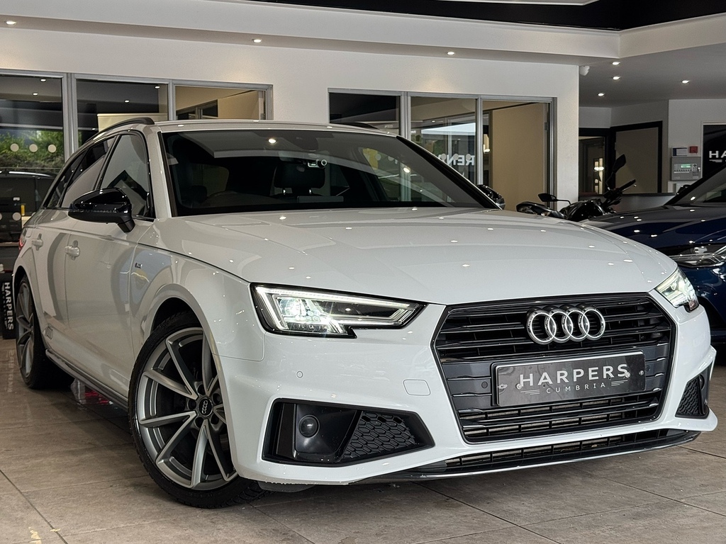 Audi A4 Avant 2.0 Tfsi 40 Black Edition Estate S Tron White