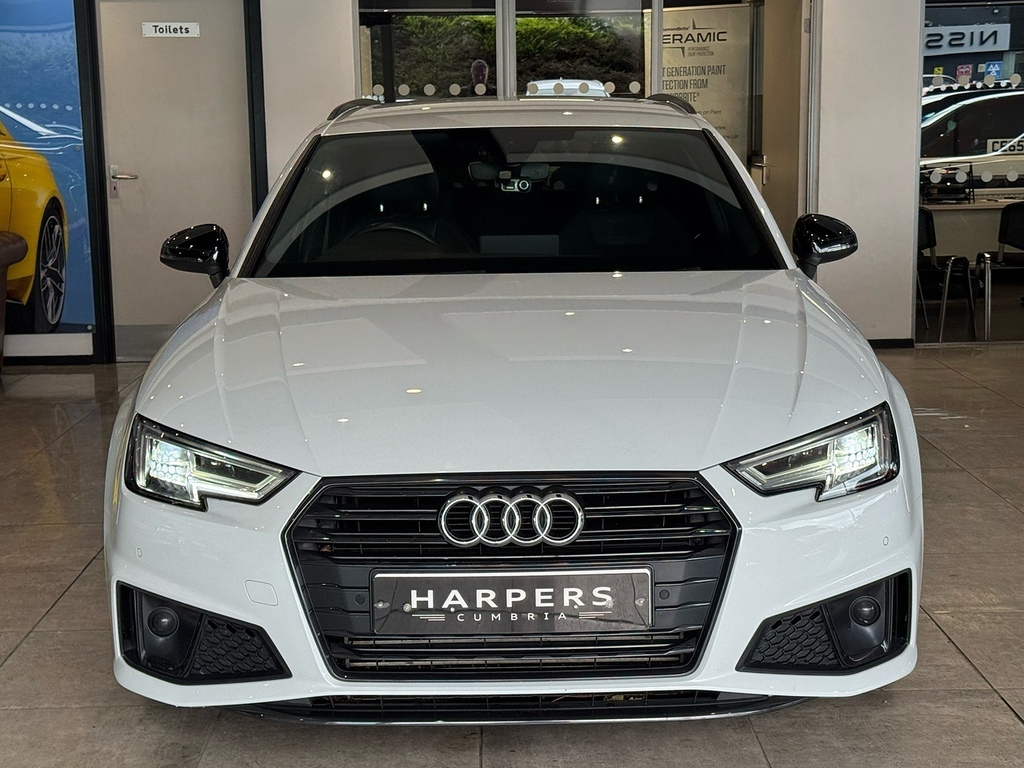 Audi A4 Avant 2.0 Tfsi 40 Black Edition Estate S Tron White #3
