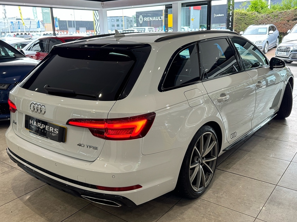 Audi A4 Avant 2.0 Tfsi 40 Black Edition Estate S Tron White #2