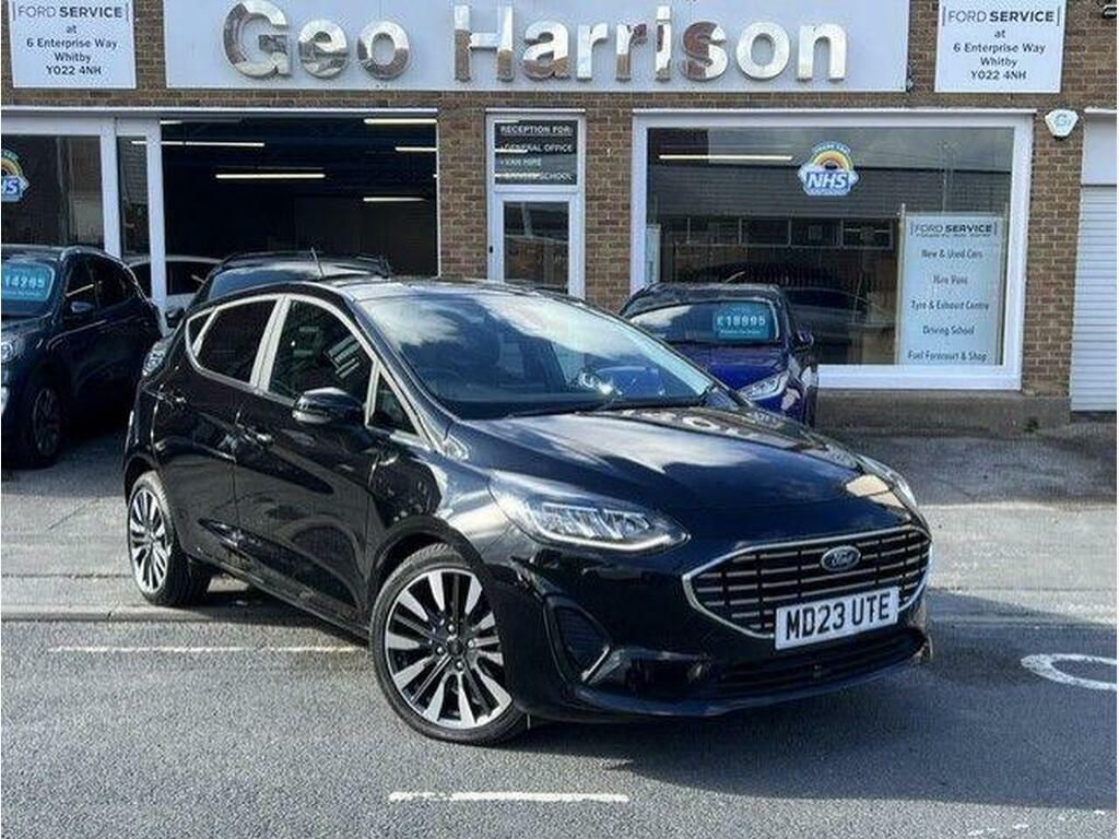 Ford Fiesta 1.0T Ecoboost Mhev Titanium X Euro 6 S S Black #4