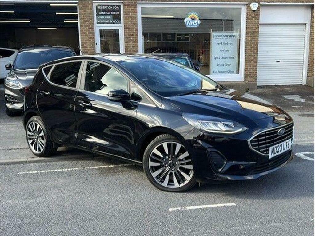Ford Fiesta 1.0T Ecoboost Mhev Titanium X Euro 6 S S Black #5