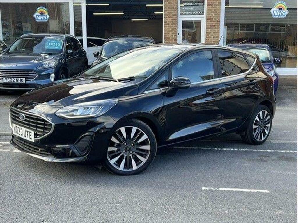 Ford Fiesta 1.0T Ecoboost Mhev Titanium X Euro 6 S S Black #6