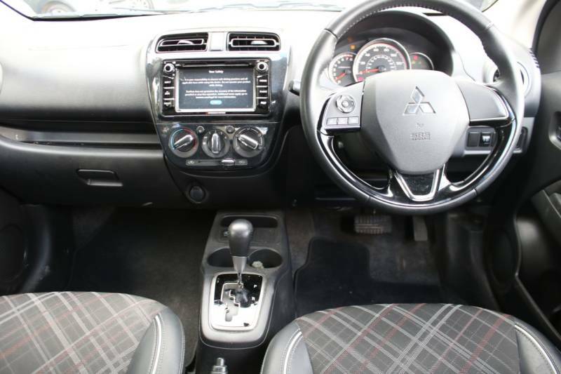 Mitsubishi Mirage Hatchback Black #8