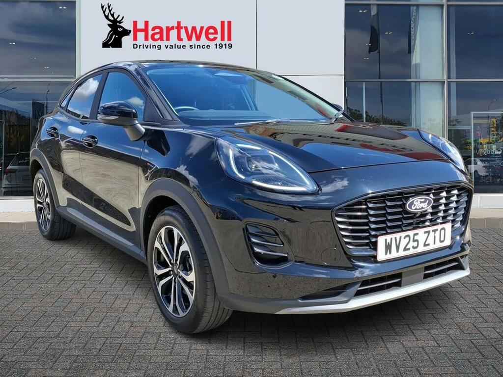 Ford Puma 1.0T Ecoboost Mhev Titanium Suv Hybrid Black
