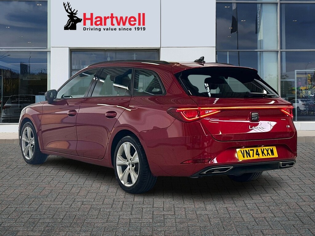 Seat Leon 1.5 Etsi Mhev Fr Estate Hybrid Dsg Euro Red #5
