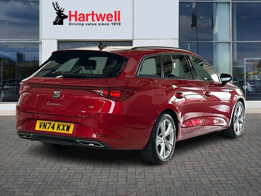 Seat Leon 1.5 Etsi Mhev Fr Estate Hybrid Dsg Euro Red #3