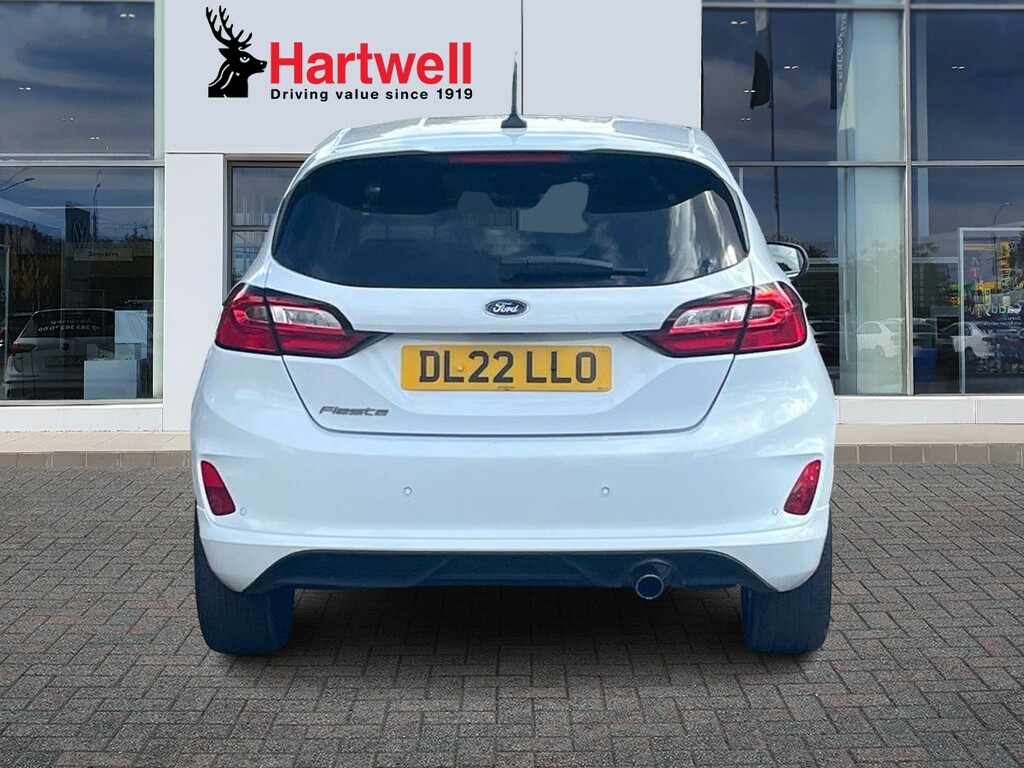Ford Fiesta 1.0T Ecoboost St-line Hatchback White #4