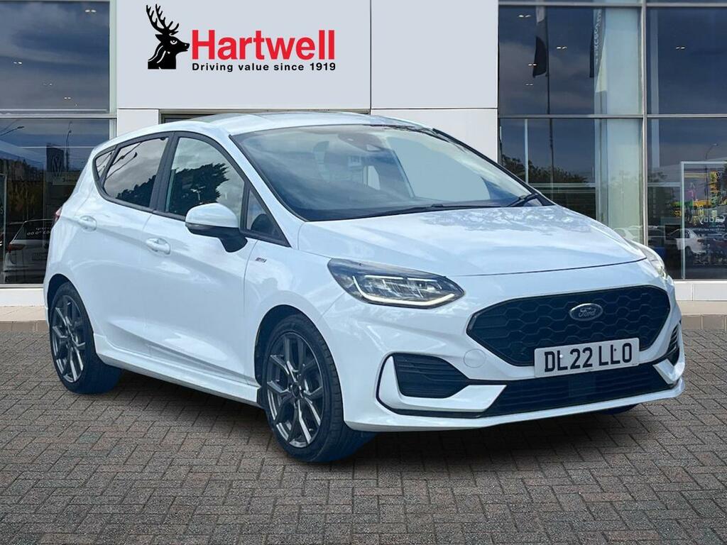 Ford Fiesta 1.0T Ecoboost St-line Hatchback White