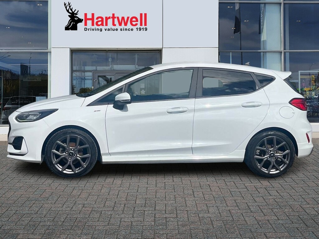 Ford Fiesta 1.0T Ecoboost St-line Hatchback White #6