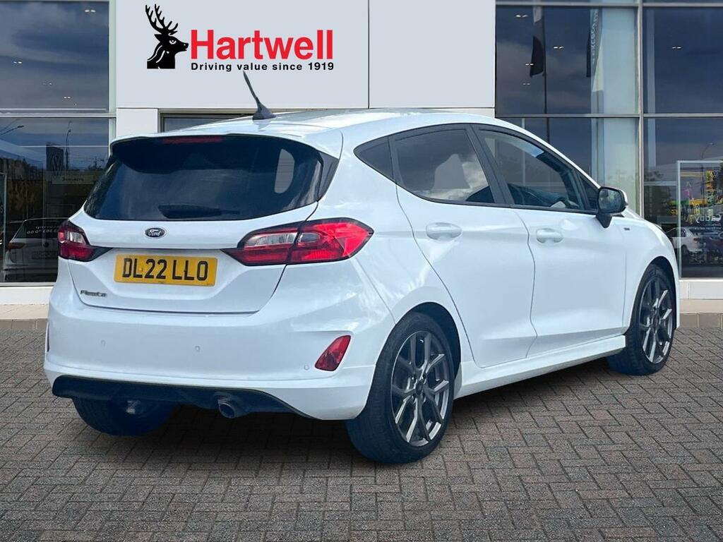 Ford Fiesta 1.0T Ecoboost St-line Hatchback White #3