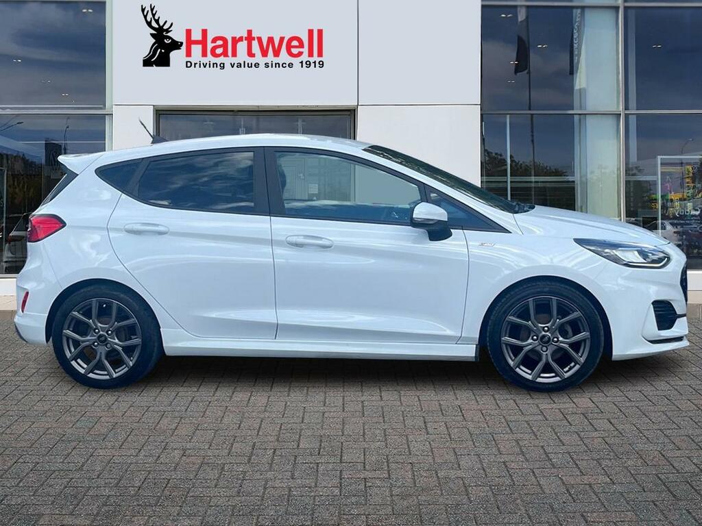 Ford Fiesta 1.0T Ecoboost St-line Hatchback White #2