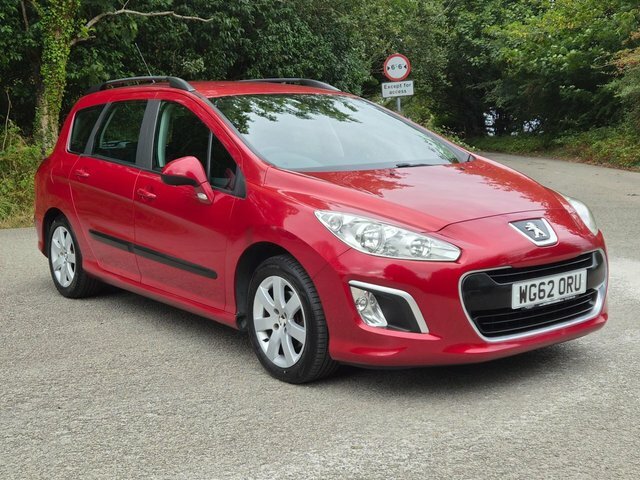 Peugeot 308 SW 2013 1.6 Hdi Sr Estate Euro 5 9 Red