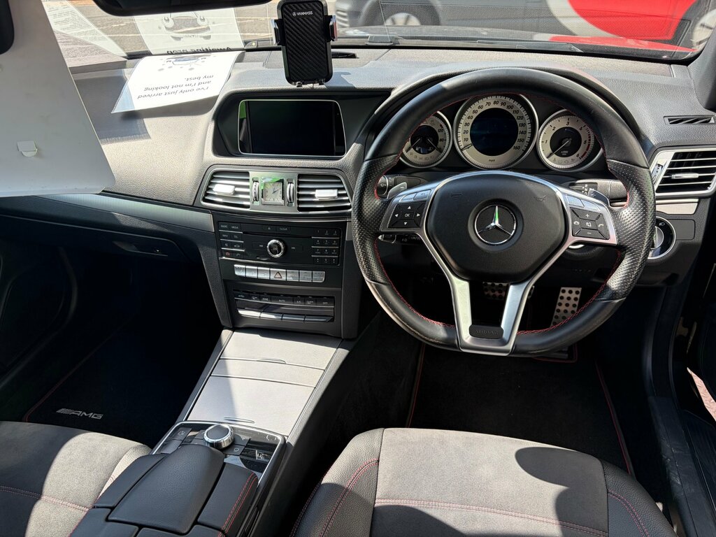 Mercedes-Benz E Class 3.0 E350d V6 Bluetec Amg Line Cabriolet Black #4