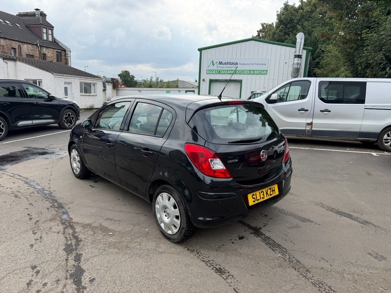 Vauxhall Corsa Exclusiv Ac SL13KZH Black #2
