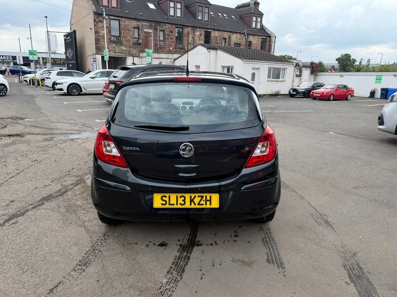 Vauxhall Corsa Exclusiv Ac SL13KZH Black #4