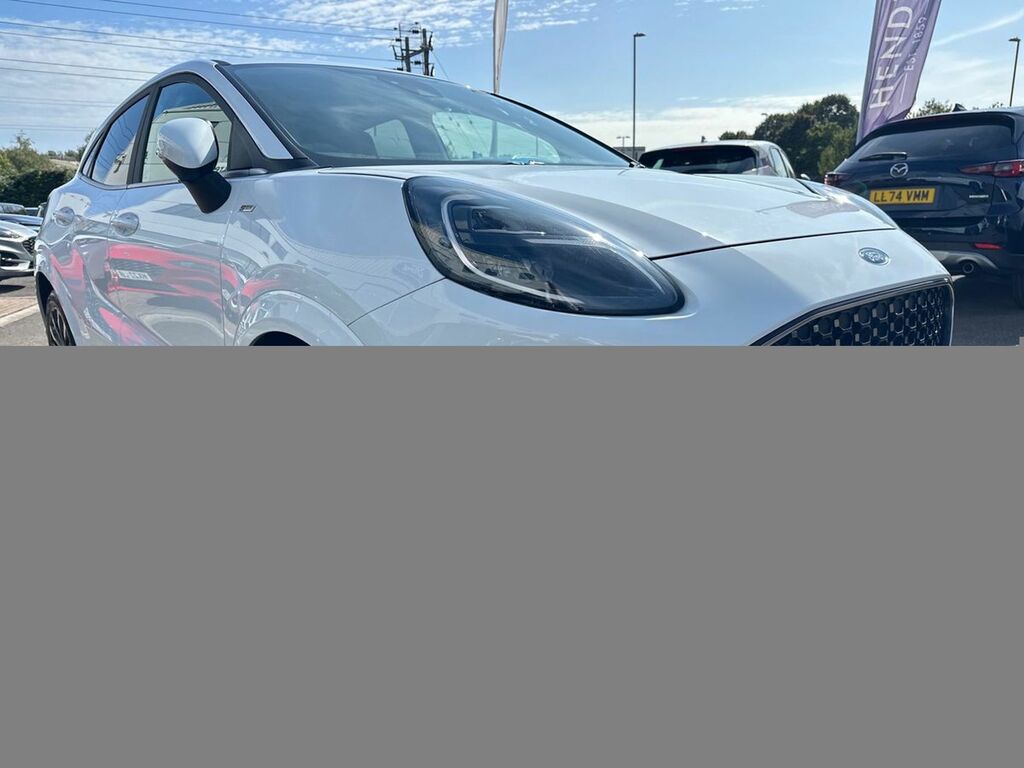 Ford Puma 1.0 Ecoboost Hybr Mhev 155 St-line Vignale Dct White