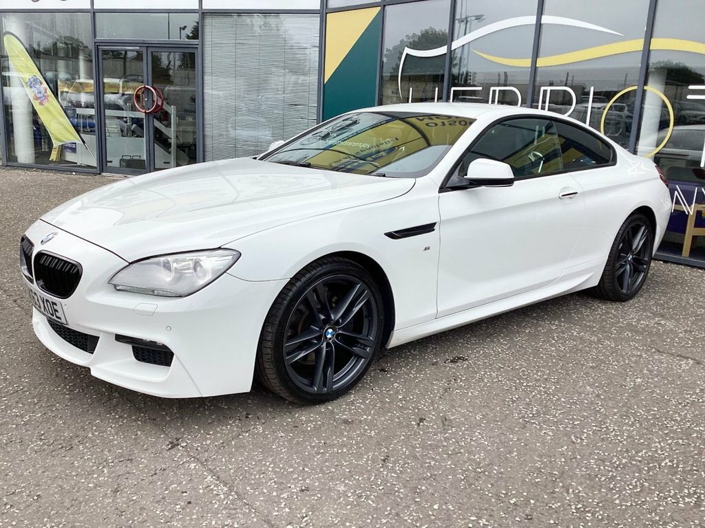 BMW 6 Series Gran Coupe 3L M Sport White #3