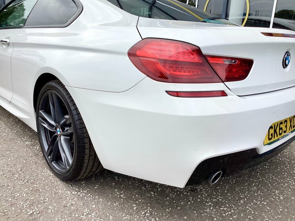 BMW 6 Series Gran Coupe 3L M Sport White #6