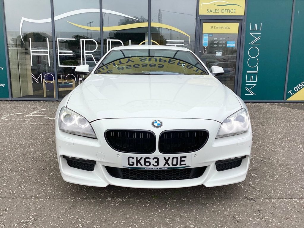 BMW 6 Series Gran Coupe 3L M Sport White #2