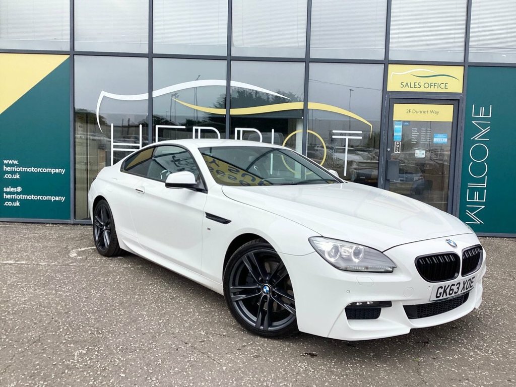 BMW 6 Series Gran Coupe 3L M Sport White