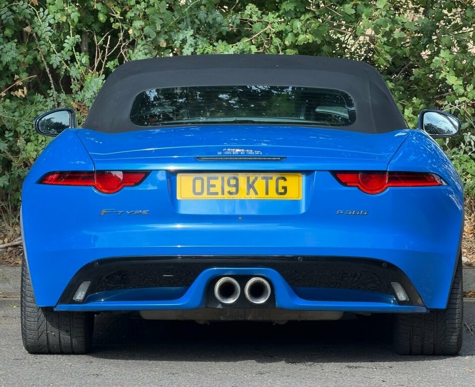 Jaguar F-Type Convertible Blue #6